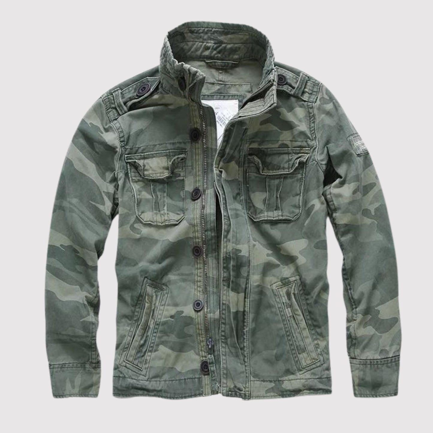 Basil - Retro denimjakke med flere lommer