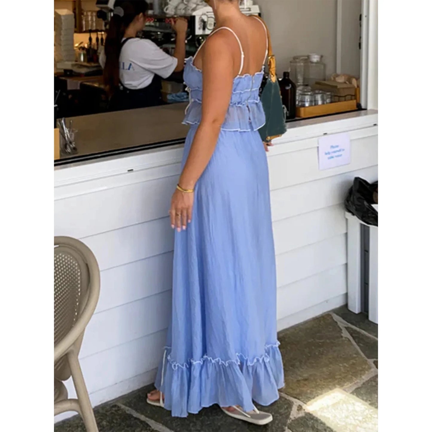Dahlisette – Elegant kjole i bomuld