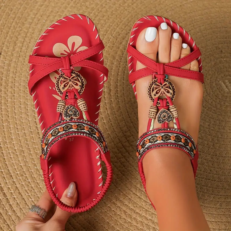 Kiona – Stilfulde sandaler i stammestil