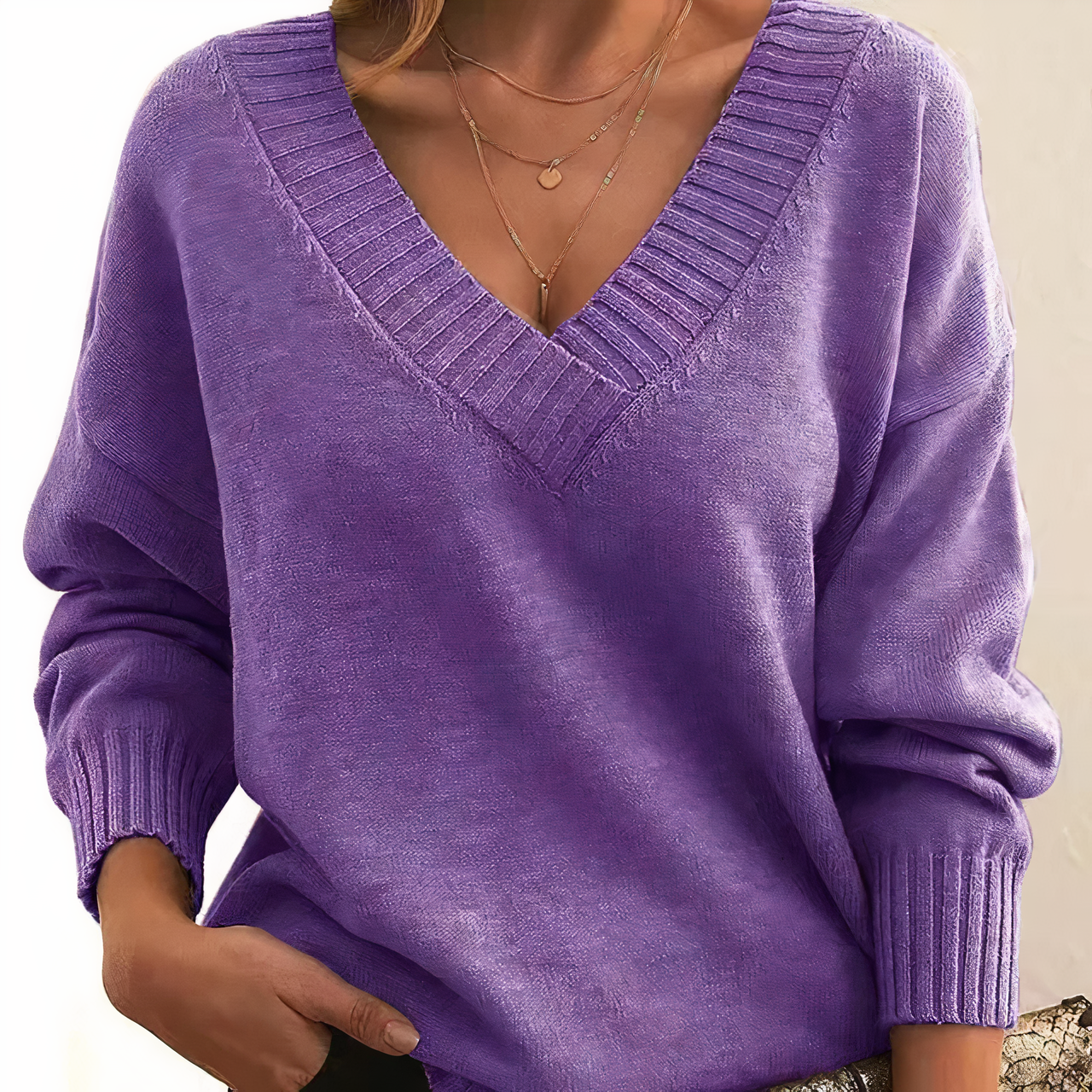 Elegant kashmir sweater - Autunno
