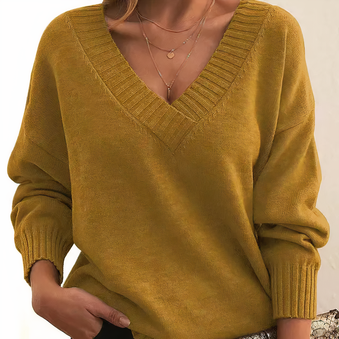 Elegant kashmir sweater - Autunno