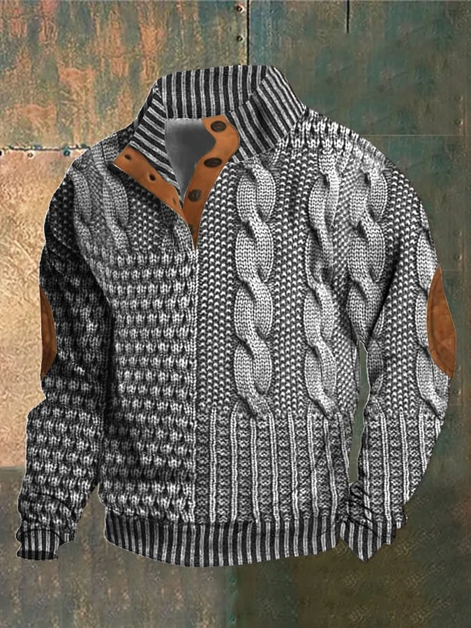 Albert - Retro kashmir-sweater med rullekrave til mænd med høj hals