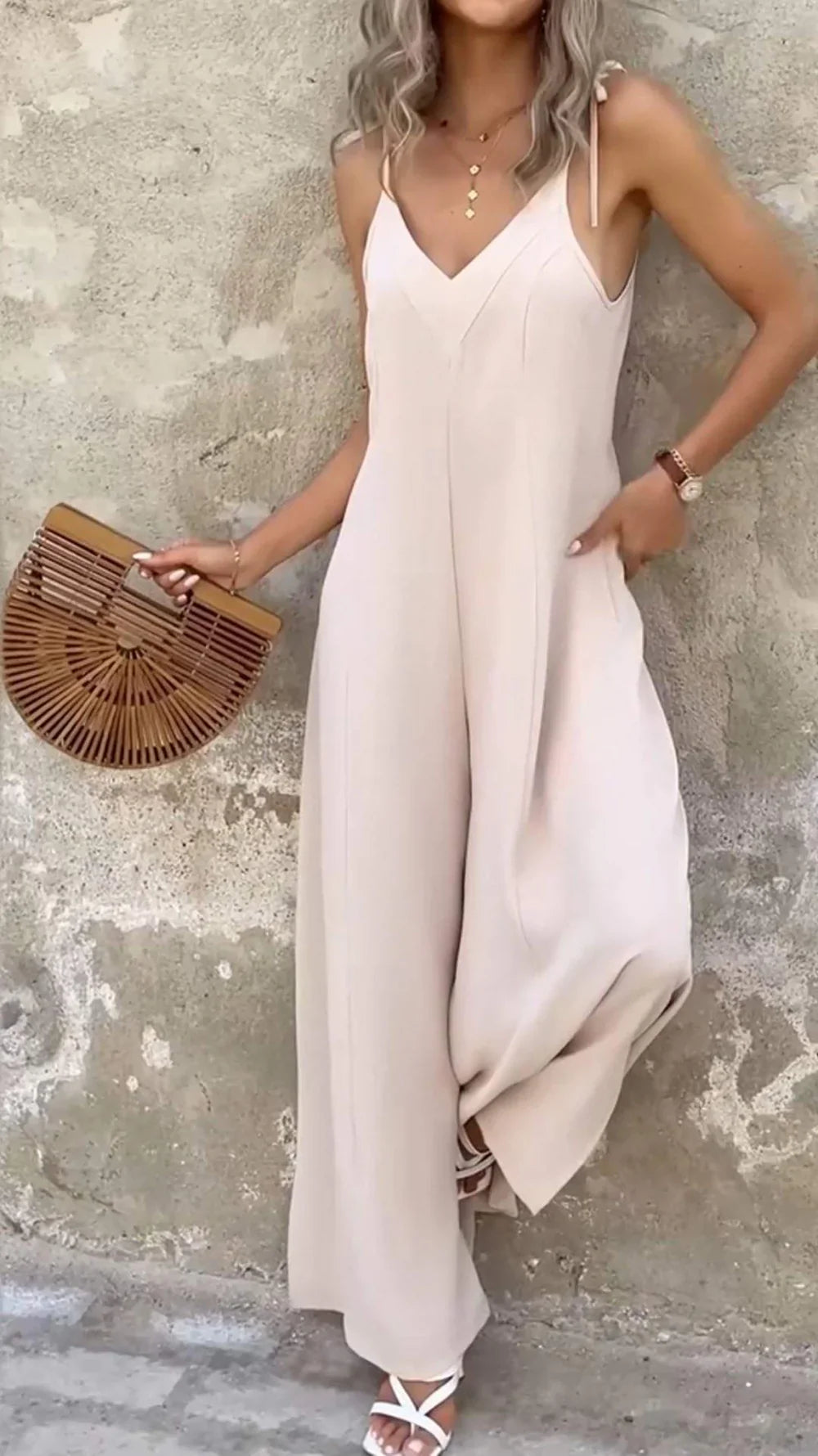 Viviette – Elegant jumpsuit uden ærmer