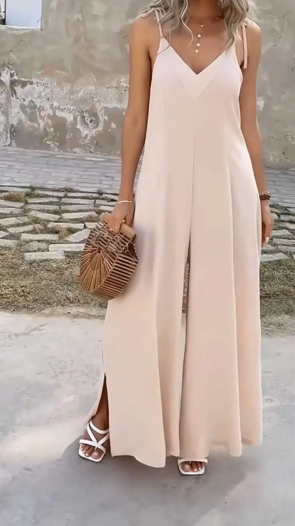 Viviette – Elegant jumpsuit uden ærmer