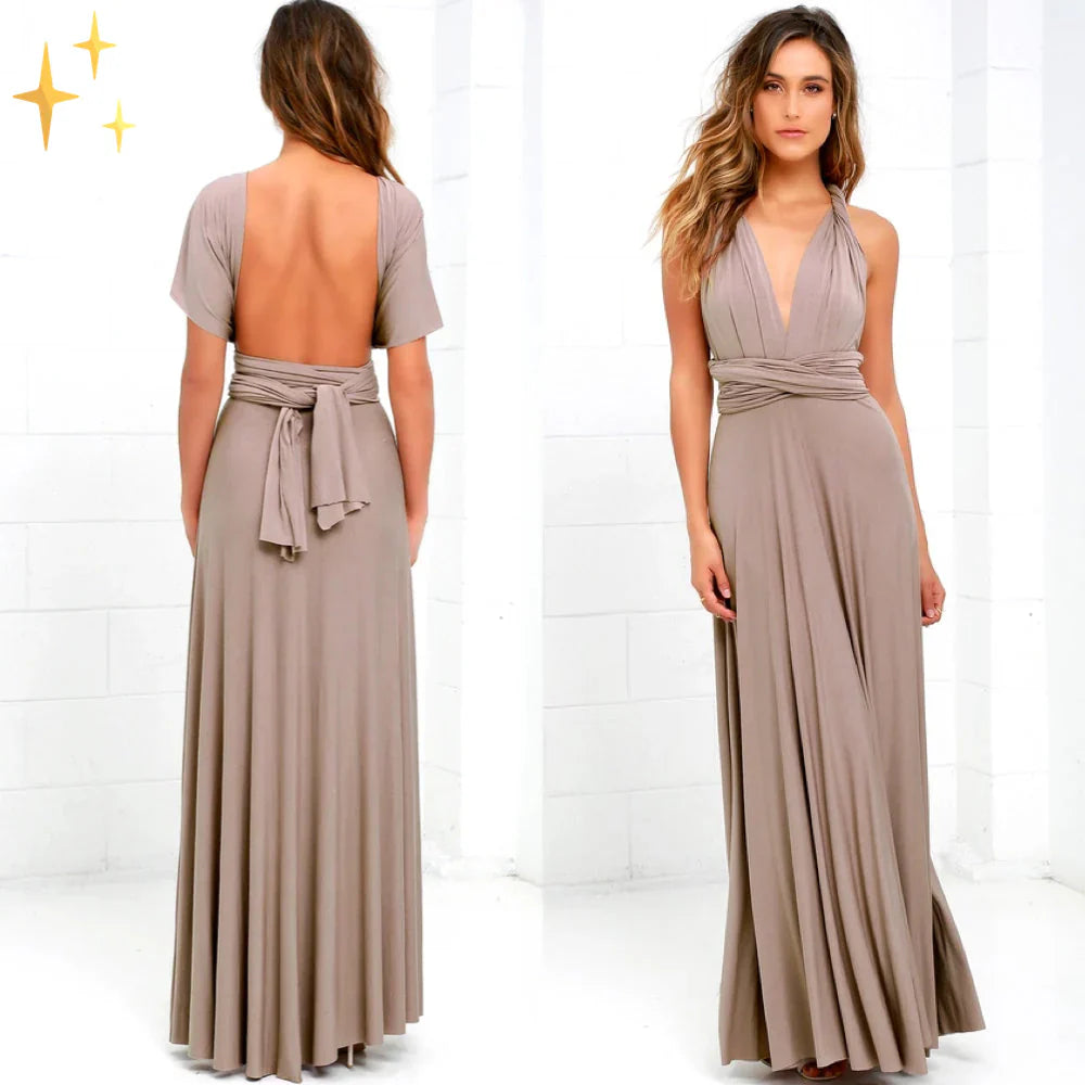 Jacqui – Stilfuld multiway maxikjole